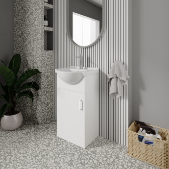 Mayford 450mm 1-Door Floor Standing Vanity Unit