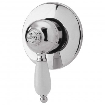 Nuie Nostalgic Manual Concealed Shower Valve Single Handle - Chrome