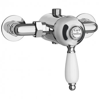 Nuie Nostalgic Manual Exposed Shower Valve Single Handle - Chrome