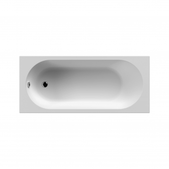 Nuie Otley Round Single Ended Rectangular Bath 1675mm x 700mm - Acrylic (inc Leg Set)