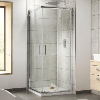 Hudson Reed Pacific Corner Entry Shower Enclosure - 6mm Glass