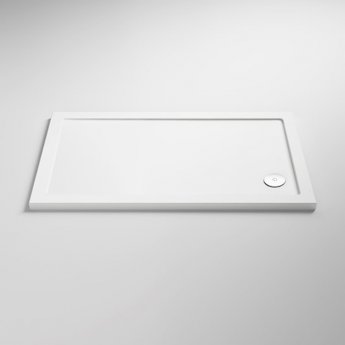 Nuie Pearlstone Rectangular Shower Tray 1000mm x 800mm - White