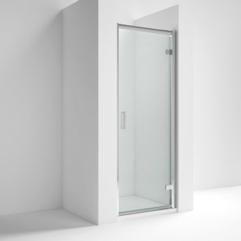 Nuie Rene Hinged Shower Door 800mm Wide - 6mm Glass