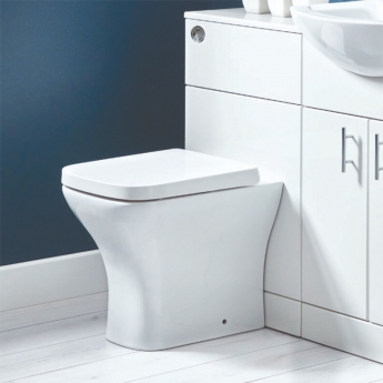 Orbit Verona Back to Wall WC Unit 600mm Wide - Gloss White