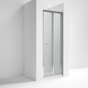 Nuie Ella Bi-Fold Shower Door 760mm Wide - 5mm Glass
