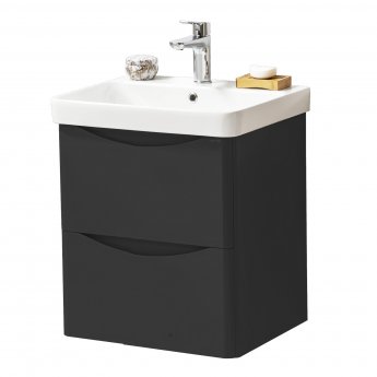 Prestige Arc 500mm 2-Drawer Wall Hung Vanity Unit