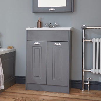 Prestige Astley 600mm 2-Door Floor Standing Vanity Unit