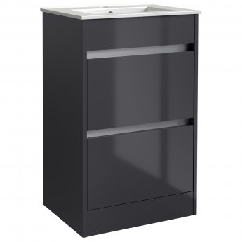 Prestige City 500mm 2-Drawer Floor Standing Vanity Unit