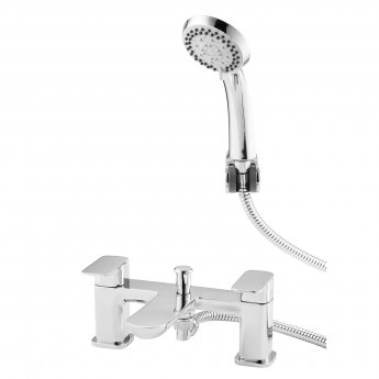 Prestige Visage Bath Shower Mixer Tap Pillar Mounted - Chrome