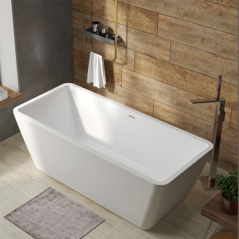 Purity Reef Square Freestanding Bath 1615mm x 720mm