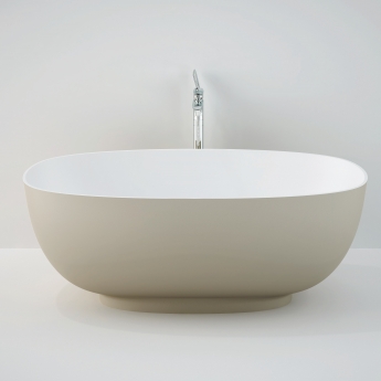 RAK Cloud Freestanding Bath 1400mm x 753mm - Matt Cappuccino