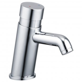 RAK Self Closing Non Concussive Basin Mixer Tap - Chrome