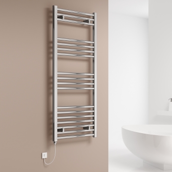 Reina Capo Chrome Electric Heated Towel Rail