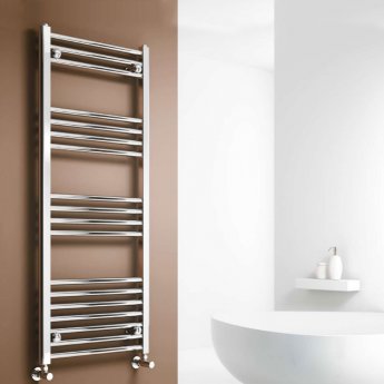 Reina Capo Chrome Heated Towel Rail