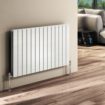 Reina Flat White Horizontal Designer Radiator