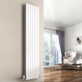 Reina Flat White Vertical Designer Radiator