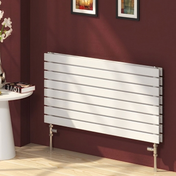 Reina Rione White Horizontal Designer Radiator