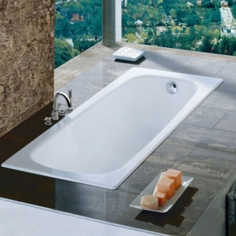 Roca Contesa Eco Single Ended Steel Bath 1700mm x 700mm - 2 Tap Hole