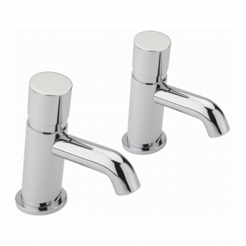 Sagittarius Ergo Non-Concussive Basin Taps Pair Chrome