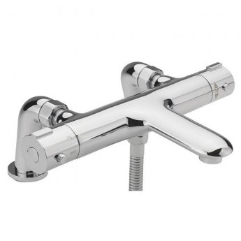 Sagittarius Logic Thermostatic Bath Shower Mixer Tap Dual Handle - Chrome