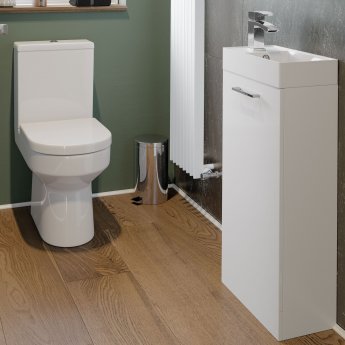 Signature Aalborg 400mm 1-Door Floor Standing Vanity Unit