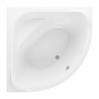 Signature Cove Double Ended Corner Bath Only 1350mm x 1350mm - 0 Tap Hole (inc Leg Set)