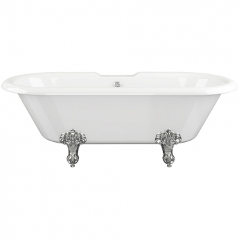 Signature Duchess Freestanding Bath 1690mm x 740mm White - 2 Tap Hole (inc Leg Set)