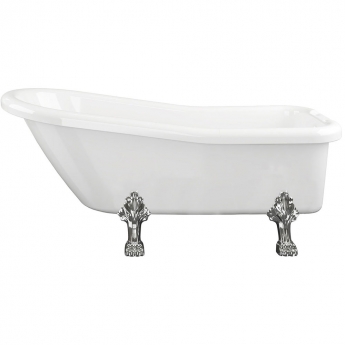 Signature Emperor Freestanding Slipper Bath 1530mm x 670mm - 2 Tap Hole (inc Leg Set)