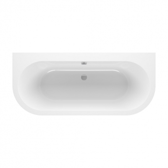 Signature Hera Supercast Double Ended Back to Wall Bath 1700mm x 750mm - 0 Tap Hole (inc Leg Set)