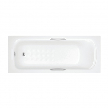 Signature Hestia Rectangular Single Ended Bath with Grip 1700mm x 700mm - 0 Tap Hole (inc Leg Set)