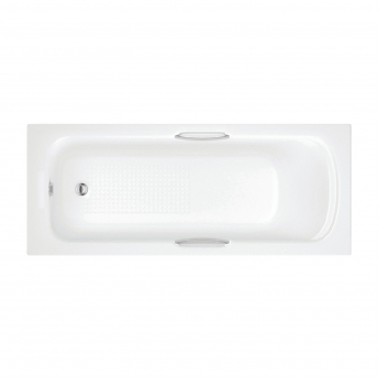 Signature Sunset Rectangular Single Ended Bath with Grip 1700mm x 700mm - 2 Tap Hole (inc Leg Set)