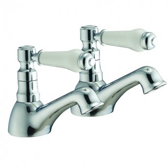 Delphi Henbury KB Bath Taps Pair - Chrome