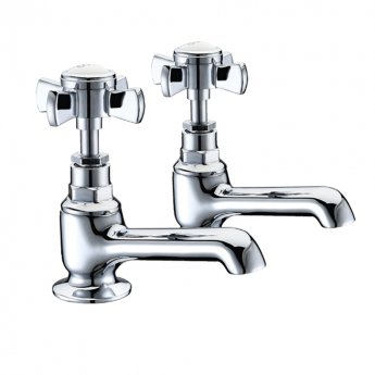 Delphi Wisley Bath Taps Pair - Chrome