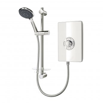 Triton Aspirante Electric Shower 8.5 kW - White Gloss