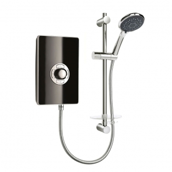 Triton Aspirante Electric Shower 8.5 kW - Black Gloss