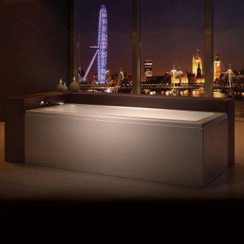 Trojan Solarna Rectangular Single Ended Bath 1700mm x 700mm - No Tap Hole (inc Leg Set)