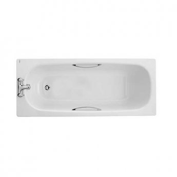 Twyford Celtic Single Ended Rectangular Bath Twin Grips 1500mm x 700mm 2 Tap Hole (inc Leg Set)