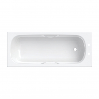 Twyford Celtic Single Ended Rectangular Bath with Twin Grips 1700mm x 700mm 2 Tap Hole (inc Leg Set)