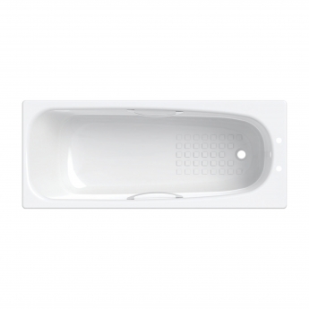 Twyford Neptune Single Ended Rectangular Bath 1700mm x 700mm 2 Tap Hole