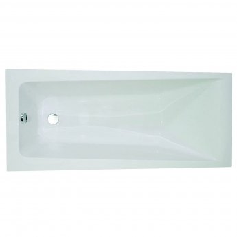 Verona Atlanta Tungstenite Single Ended Rectangular Bath 1700mm x 700mm - Acrylic (inc Leg Set)