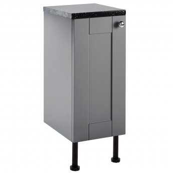 Verona Holborn 1-Door Floor Standing Fitted Base Unit 300mm Wide - Dust Grey