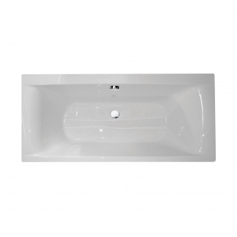 Verona Oporto Rectangular Double Ended Bath 1800mm x 800mm Acrylic - 0 Tap Hole (inc Leg Set)