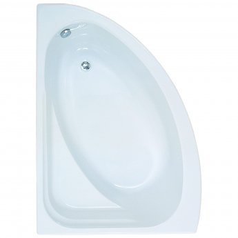 Verona Orlah Offset Corner Bath 1500mm x 1040mm - Left Handed (inc Leg Set)