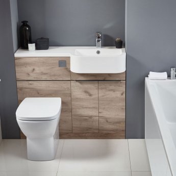 Royo Linea 1000mm Toilet and Basin Combination Unit