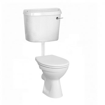 Vitra Arkitekt Low Level Toilet with Lever Cistern - Standard Seat and Cover