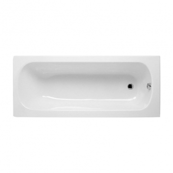 Vitra Optima Single Ended Rectangular Bath 1600mm X 700mm 0 Tap Hole