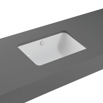 Vitra S20 Compact Under-Counter Basin 550mm Wide - 0 Tap Hole