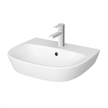 Vitra Zentrum Wall Hung Basin 600mm Wide - 1 Tap Hole