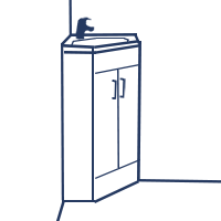Corner Vanity Units