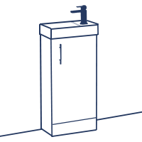 Compact Depth Vanity Units